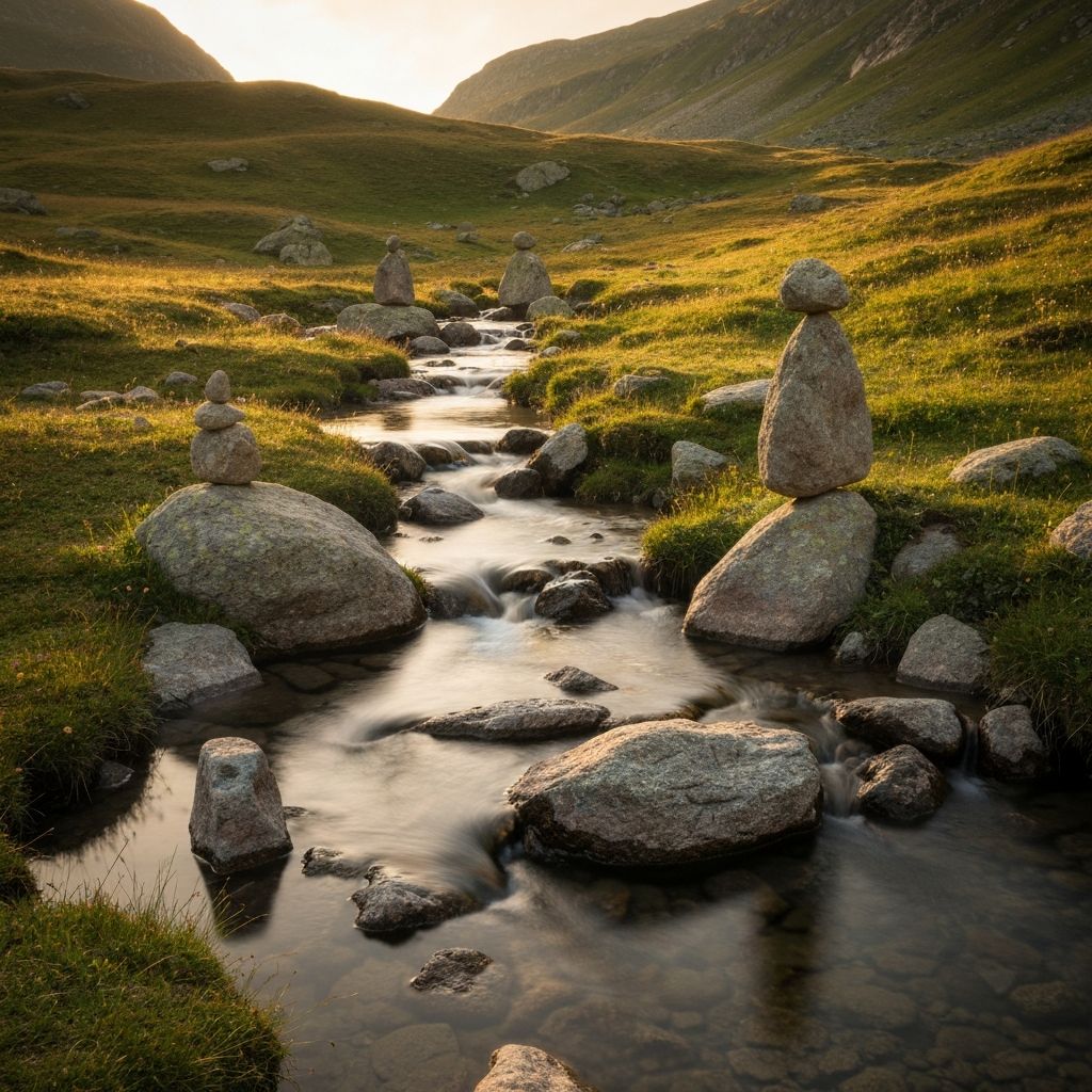 Alpines Quellwasser und Natur